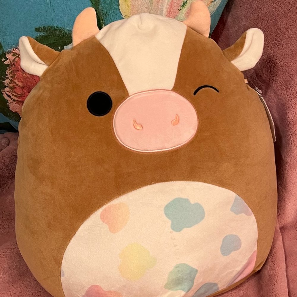 NWT Squishmallows Pastel Cow, "Griella"